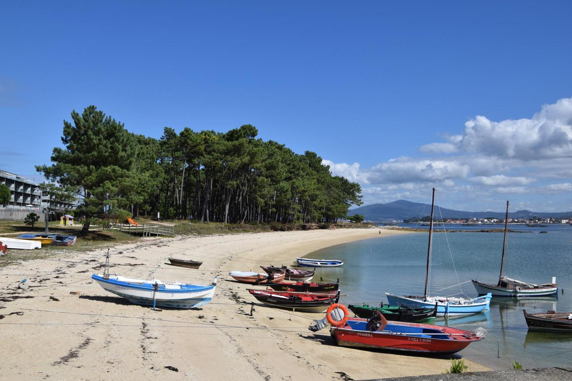 Apartamento de Mar y Playa en Illa de Arousa Exterior foto